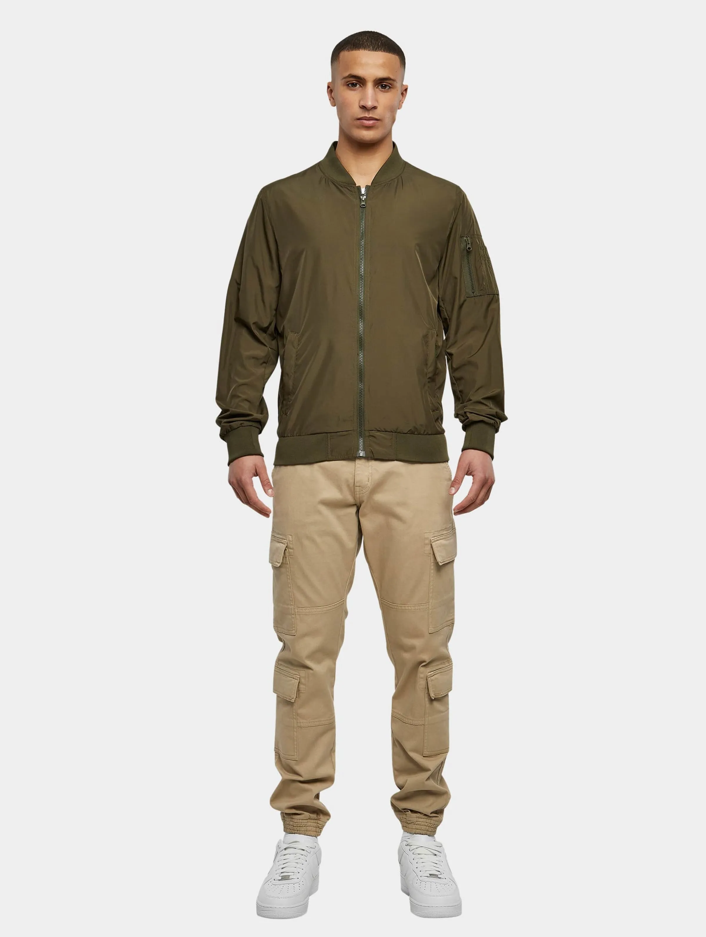 Nylon Bomber Jacket