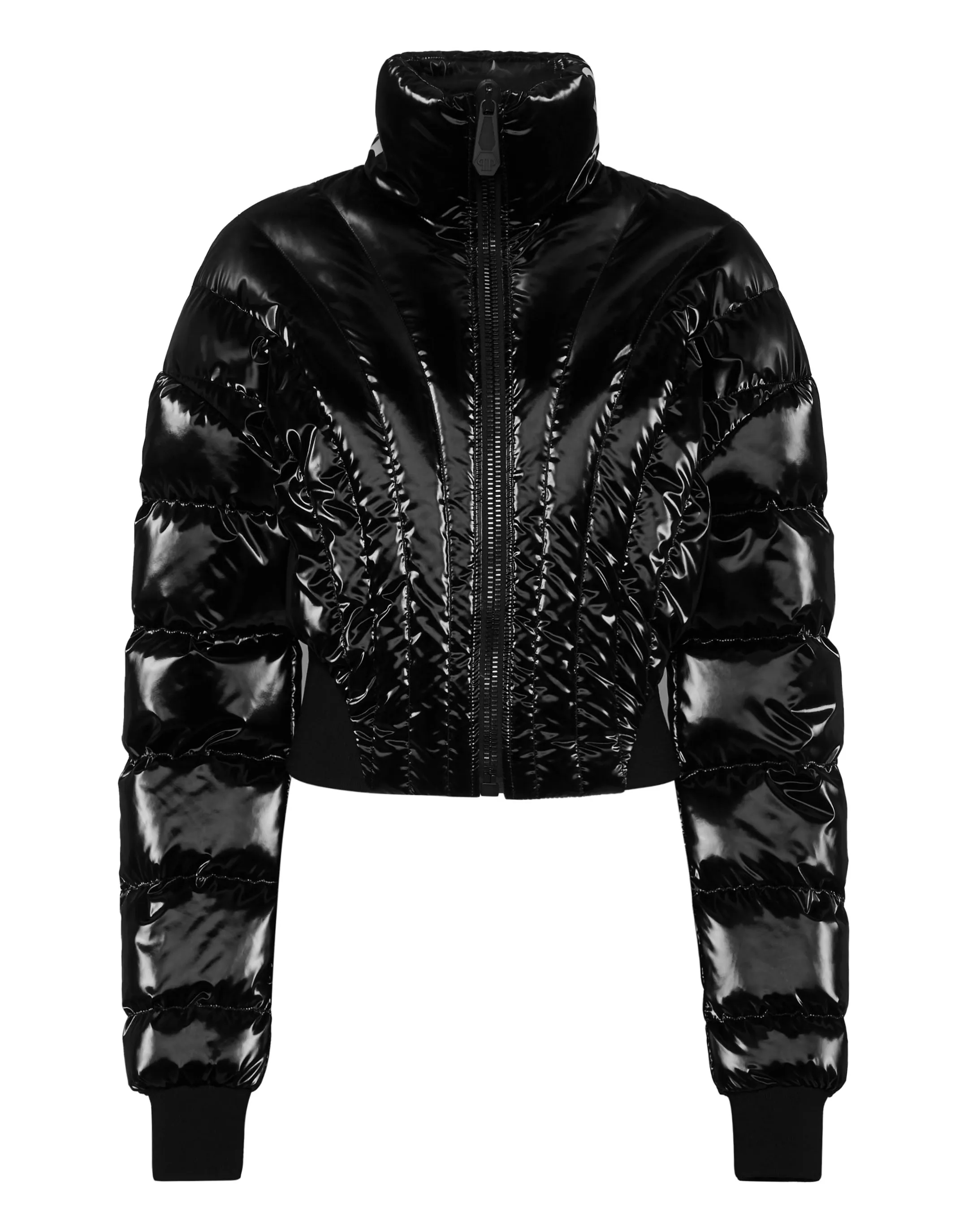 Nylon Multicutting Puffer Jacket