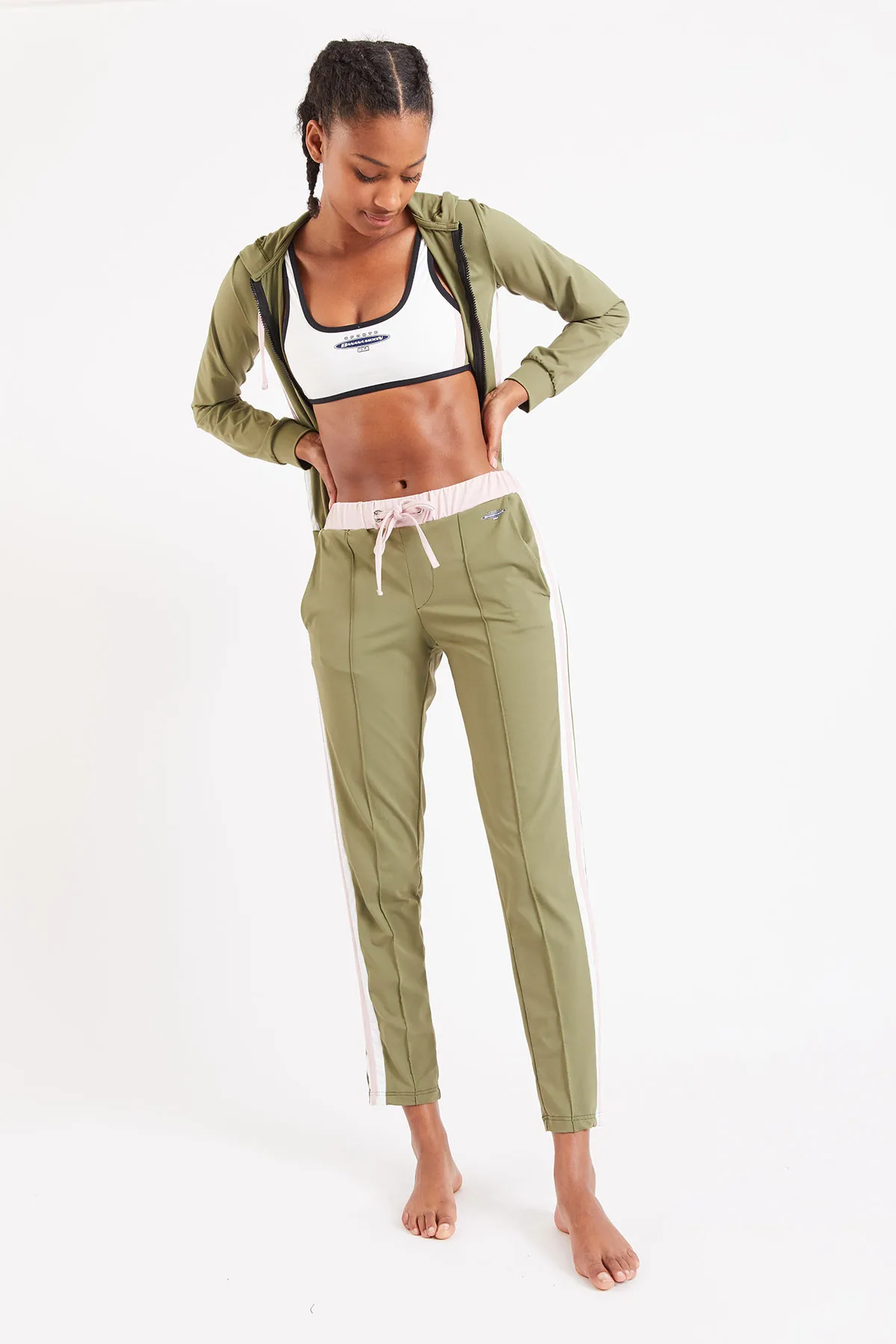 Oatka Sprint khaki athletic pants