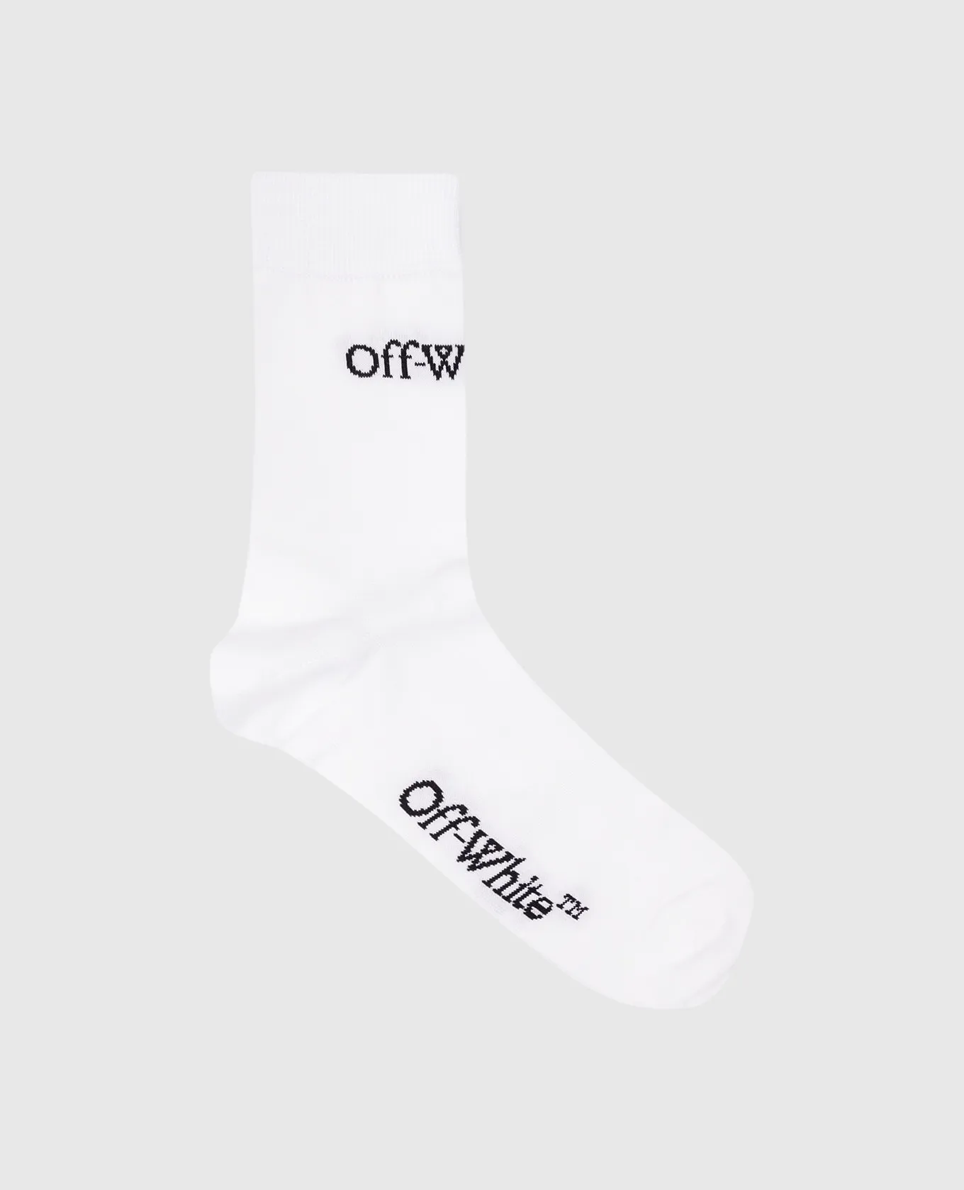 Off-White White socks with contrasting logo