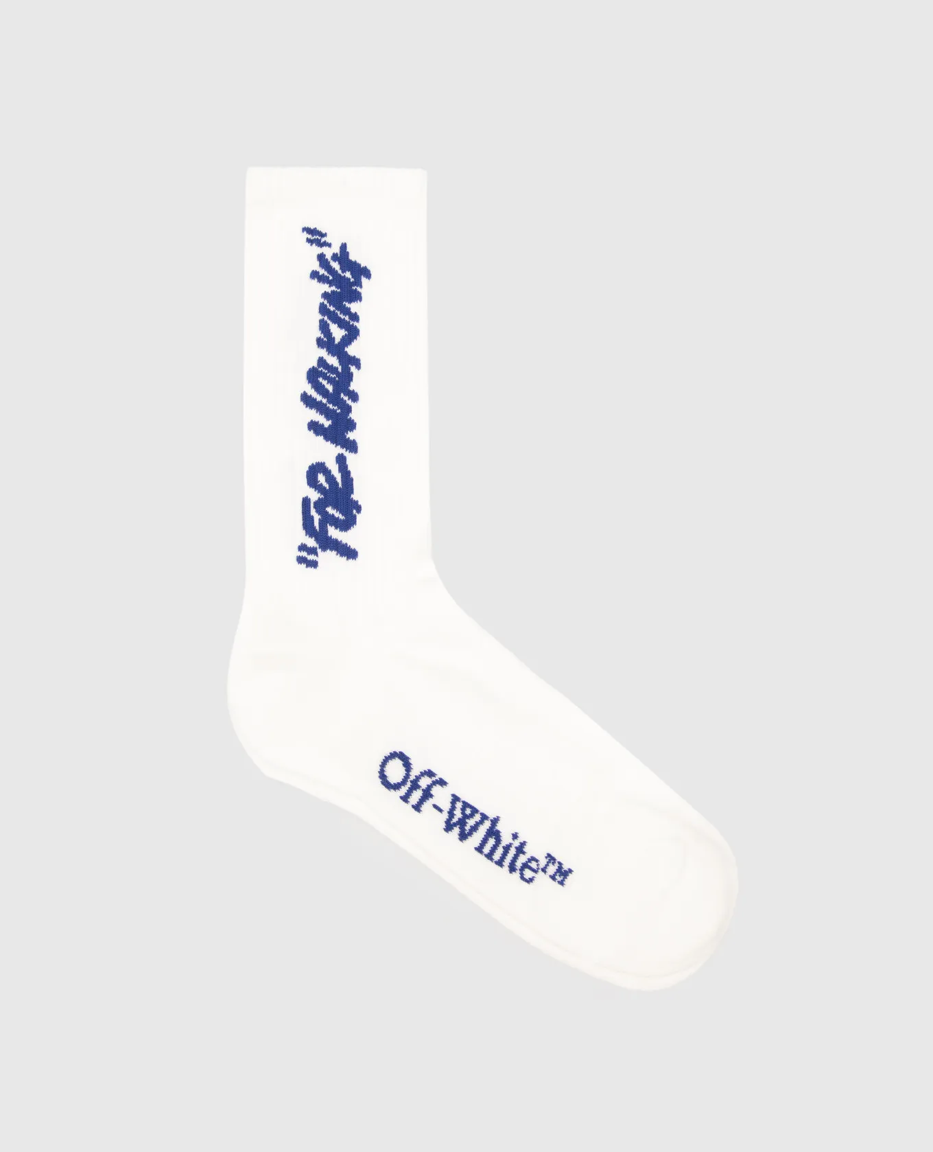 Off-White White socks with logo