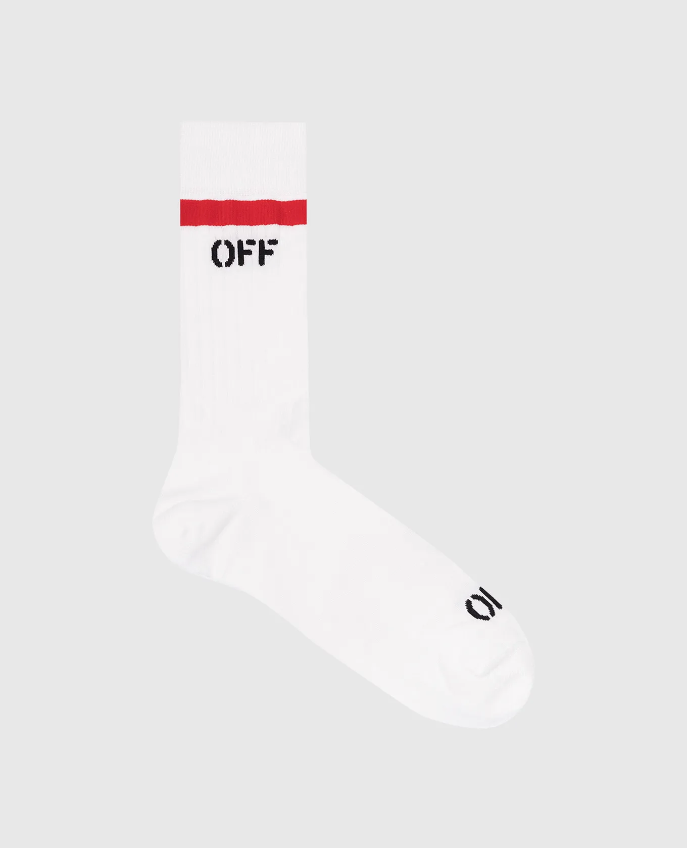 Off-White White socks with OFF logo