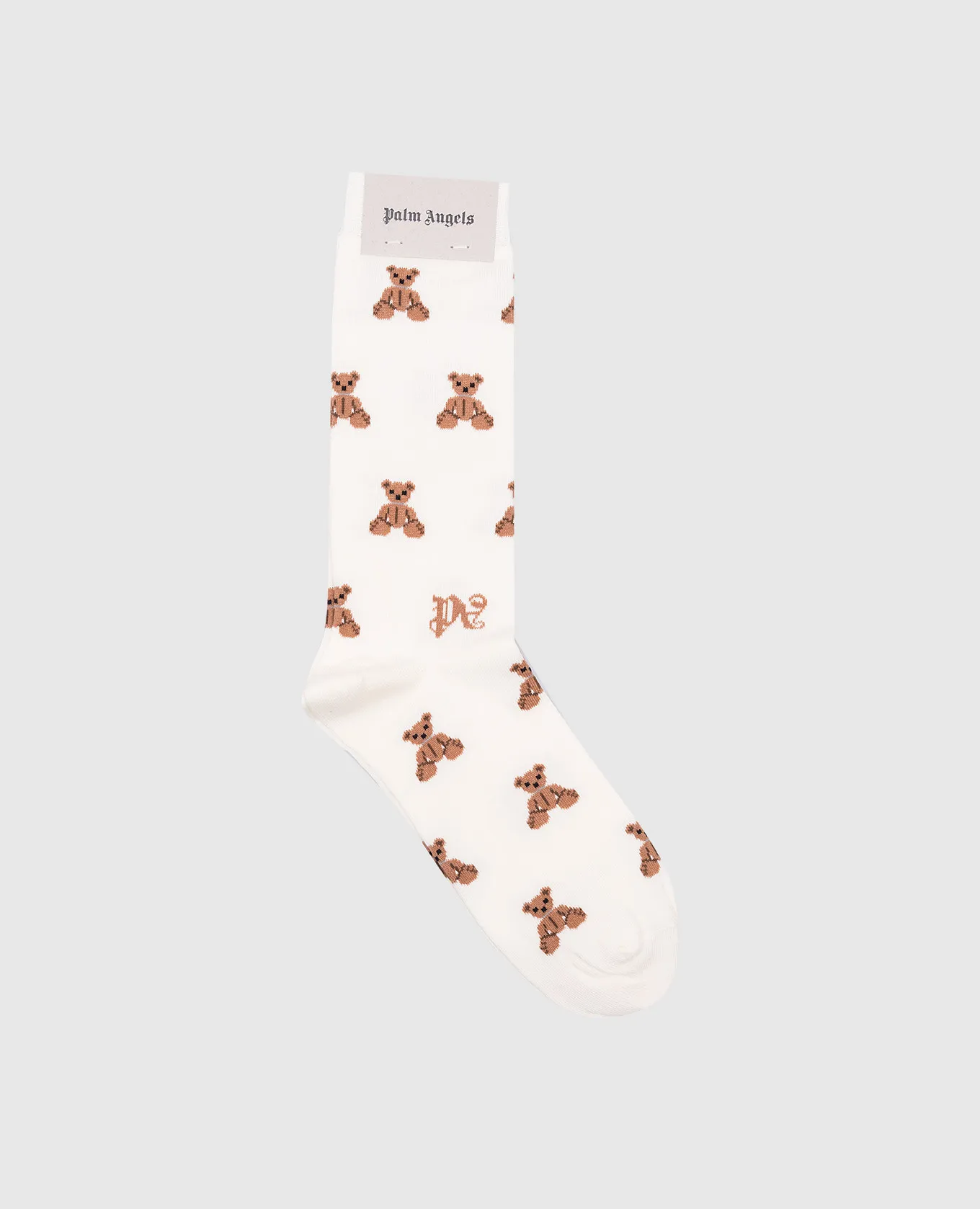 Palm Angels Bear In Mind beige socks