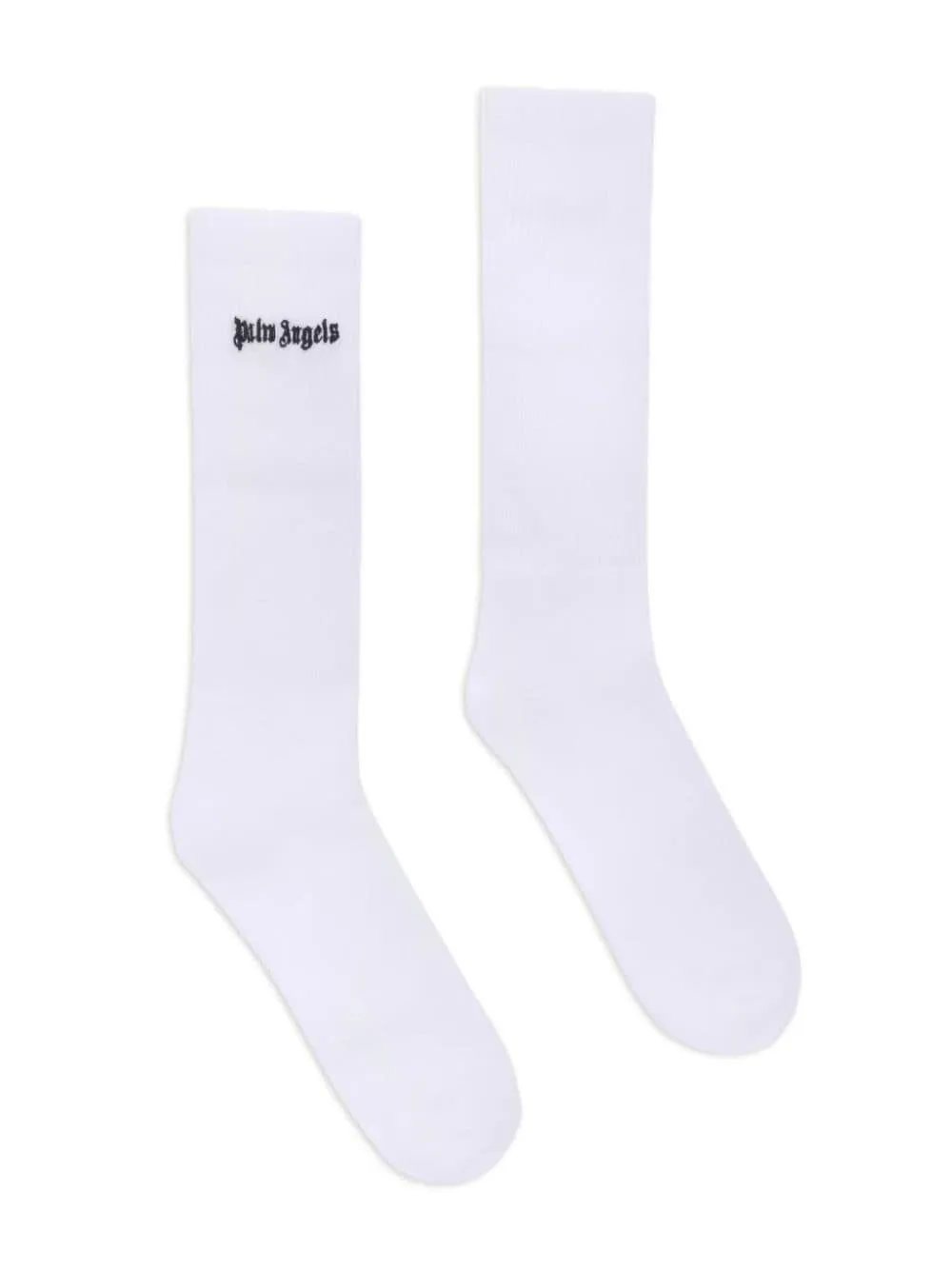 PALM ANGELS EMBROIDERED LOGO SOCKS