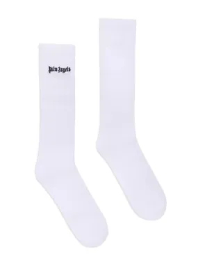 PALM ANGELS EMBROIDERED LOGO SOCKS