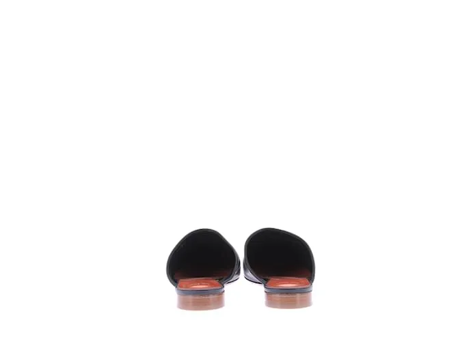 PAUL SMITH Mules y zuecos T.UE 38 Cuero Negro 