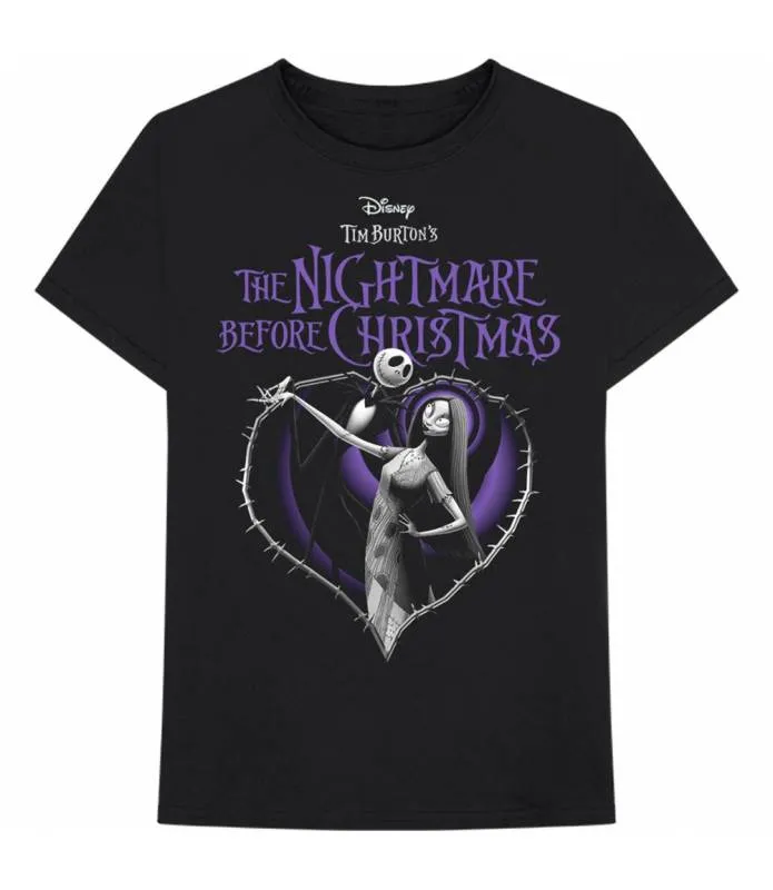 PESADILLA ANTES DE NAVIDAD Purple Heart Camiseta Tee Rockoff TNBCTS12MB