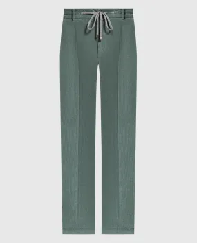 Peserico Green corduroy pants