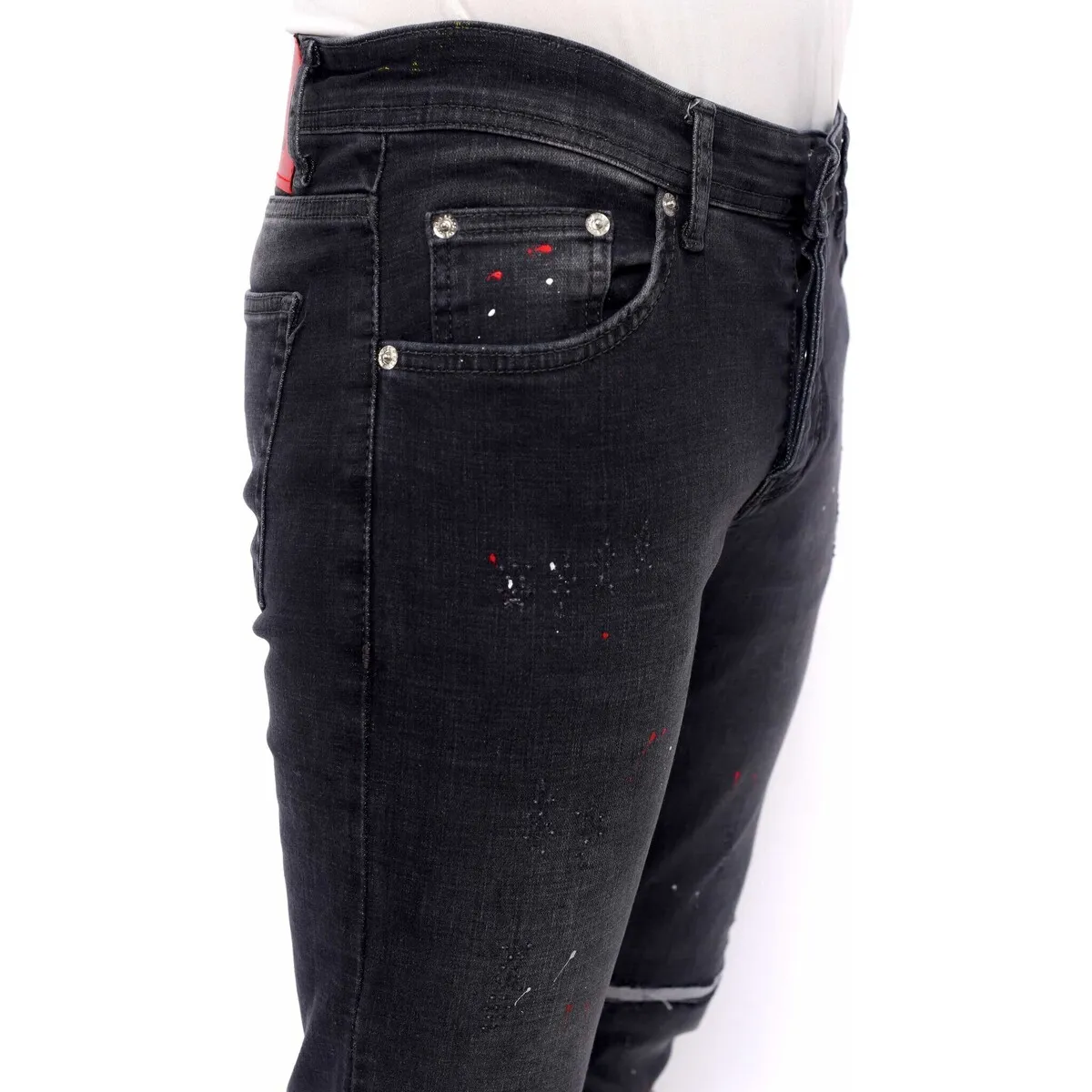 Ripped Pantalones Vaqueros Hombre