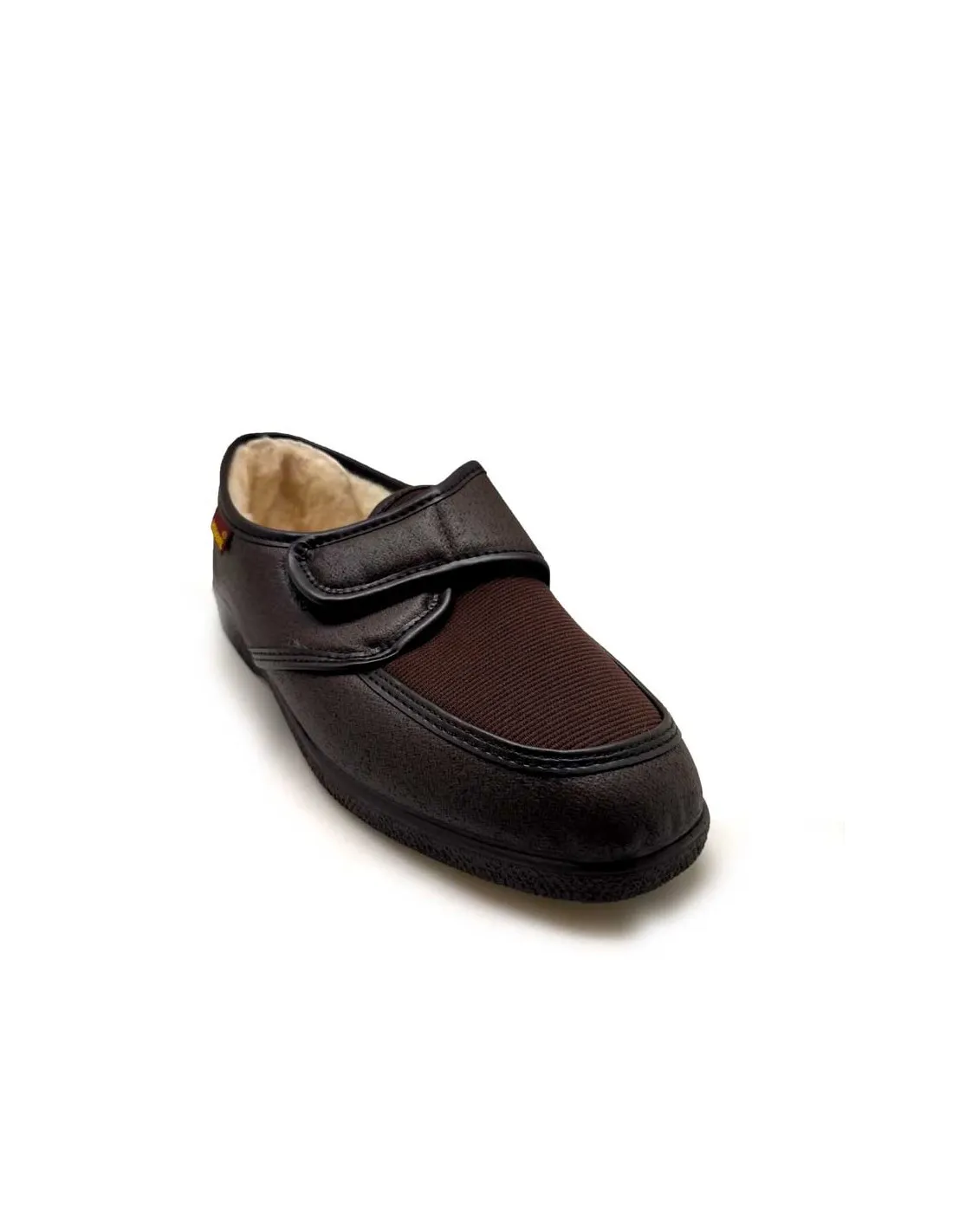 RODEVIL ALPARGATA HOMBRE VELCRO Y BORREGUITO 660MARRÓN