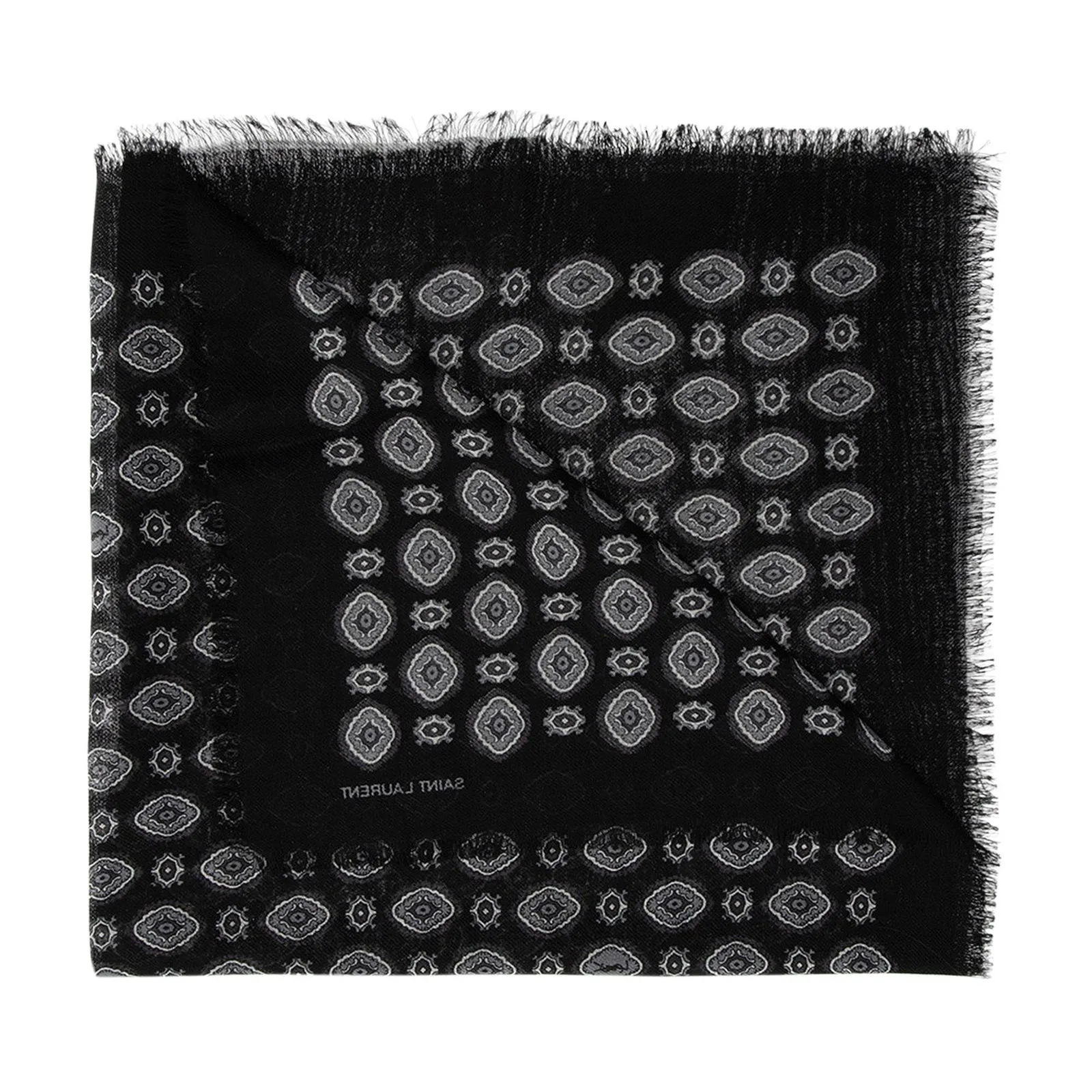 Saint Laurent Scarf With Logo