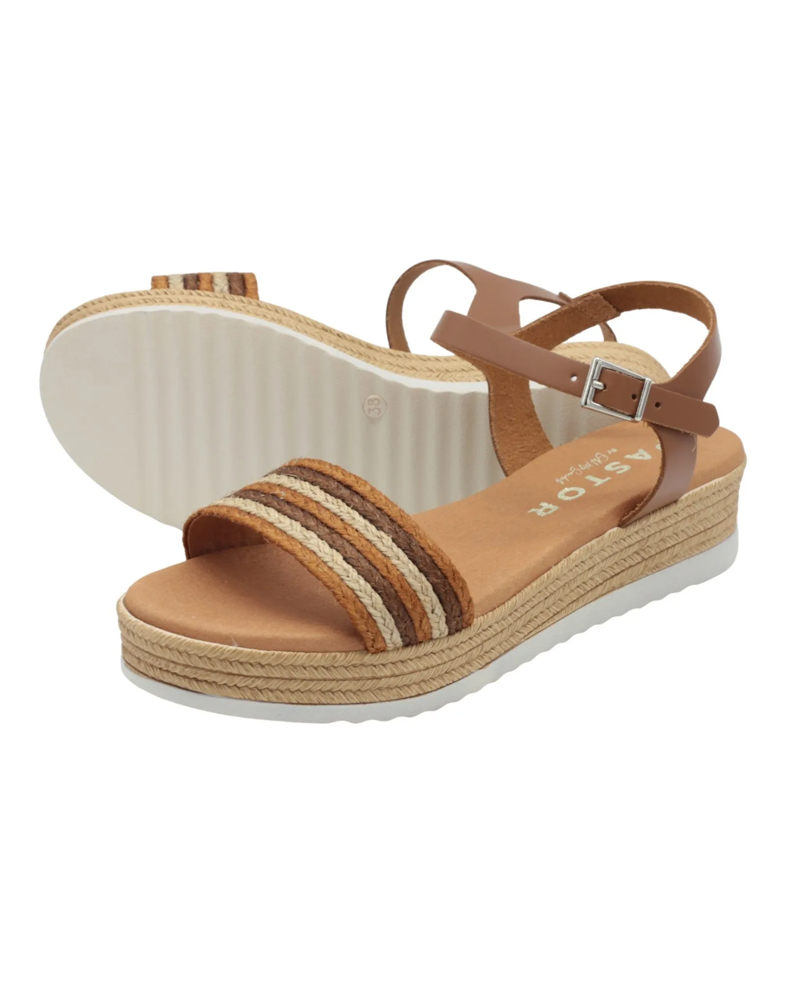 SANDALIAS DE MUJER OH MY SANDALS 5426 EN CUERO