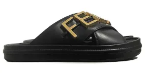 Sandalias FENDI T.EU 38 Piel Negro 