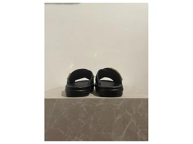 Sandalias FENDI T.EU 38 Piel Negro 