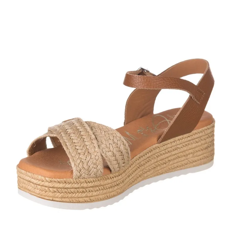 Sandalias Planas Oh My Sandals 5438 Mujer Cuero