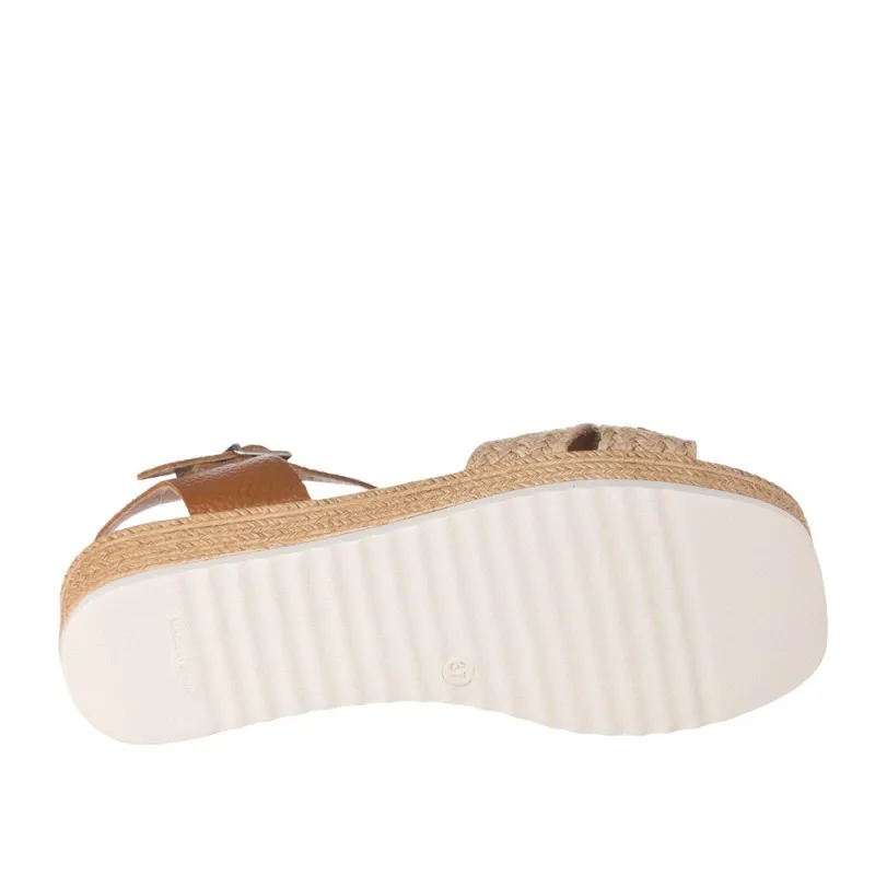 Sandalias Planas Oh My Sandals 5438 Mujer Cuero