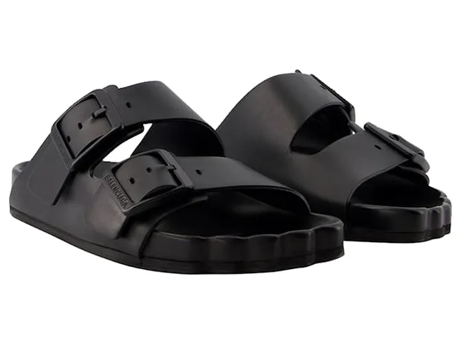 Sandalias Sunday - Balenciaga - Piel - Negro 