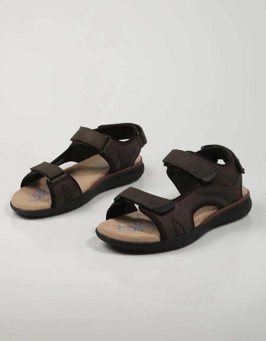  sandals GEOX U25ela en Brown 79545