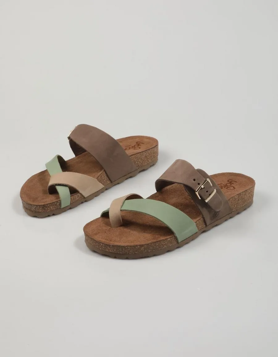  sandals YOKONO Jerba en Black 82527