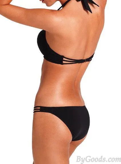 Sexy Pure Steel Care Sling Bikinis Women Swimsuit