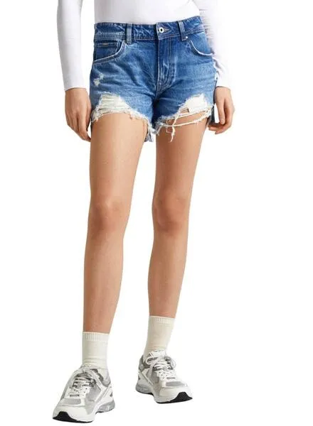 Shorts Pepe Jeans Relaxed Para Mujer