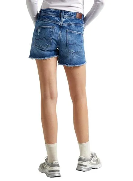 Shorts Pepe Jeans Relaxed Para Mujer