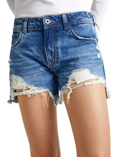 Shorts Pepe Jeans Relaxed Para Mujer