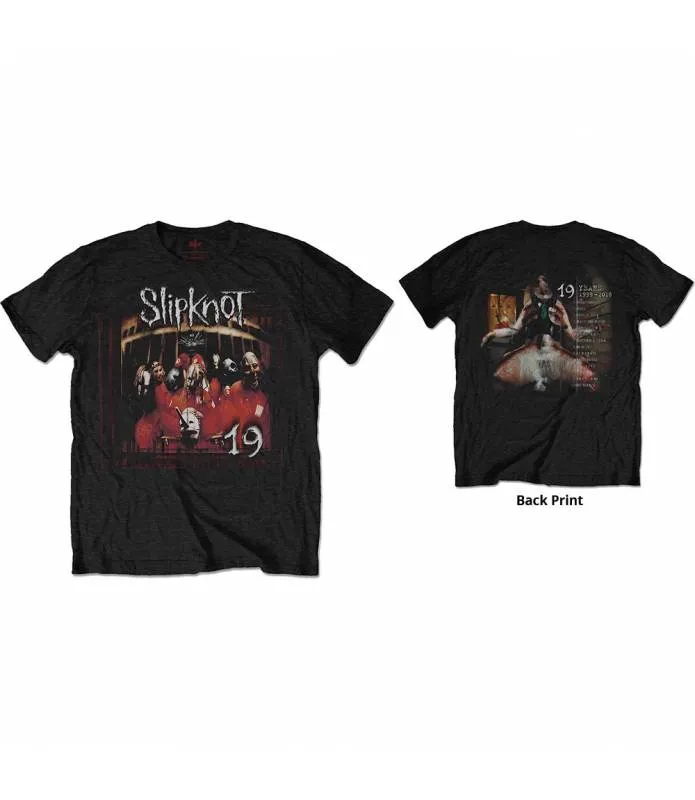 SLIPKNOT Debut Album 19 Years Tee Camiseta Licencia oficial Chico ROCK OFF SKTS39MB