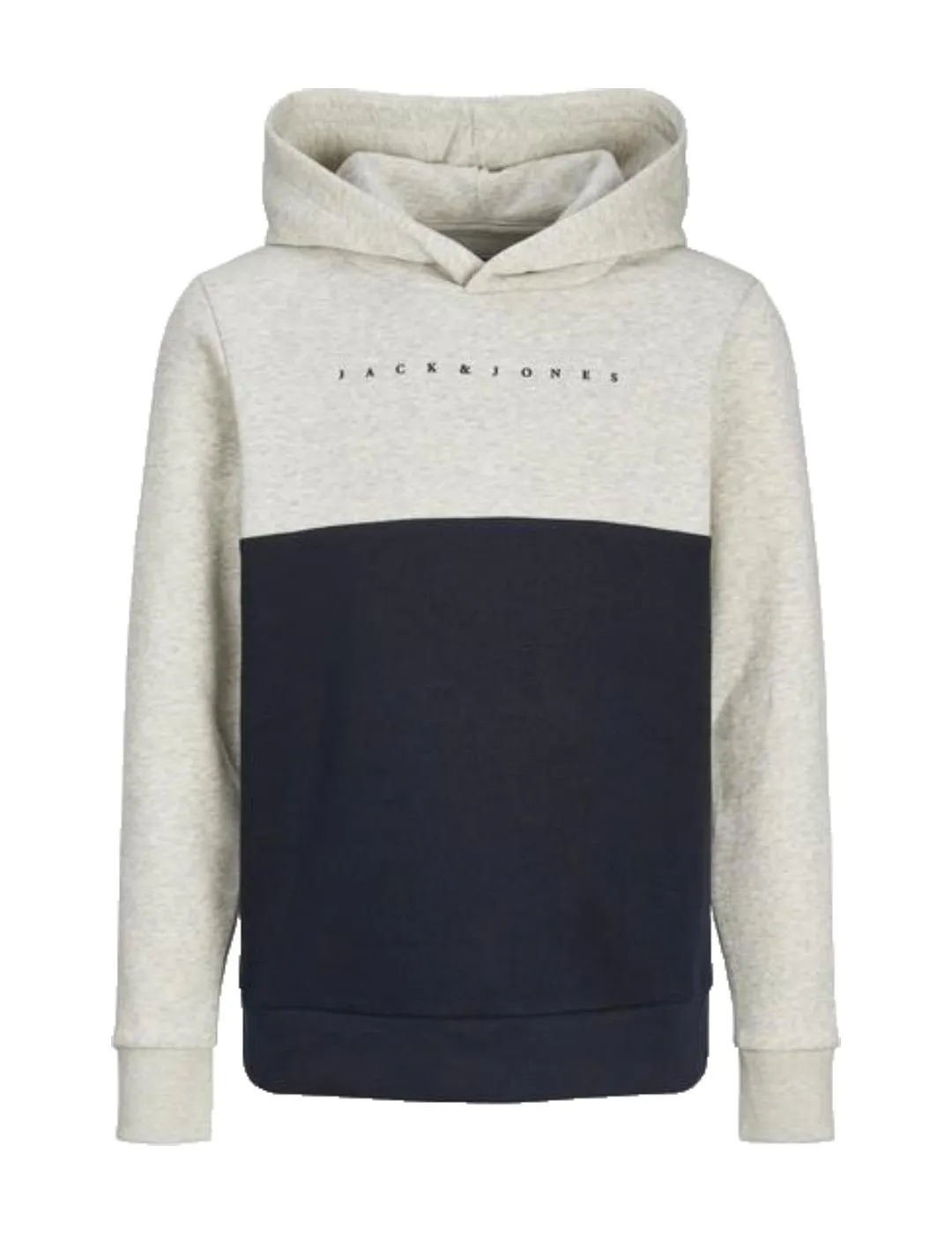 Sudadera Blocked Sweat White Melange Jack&Jones