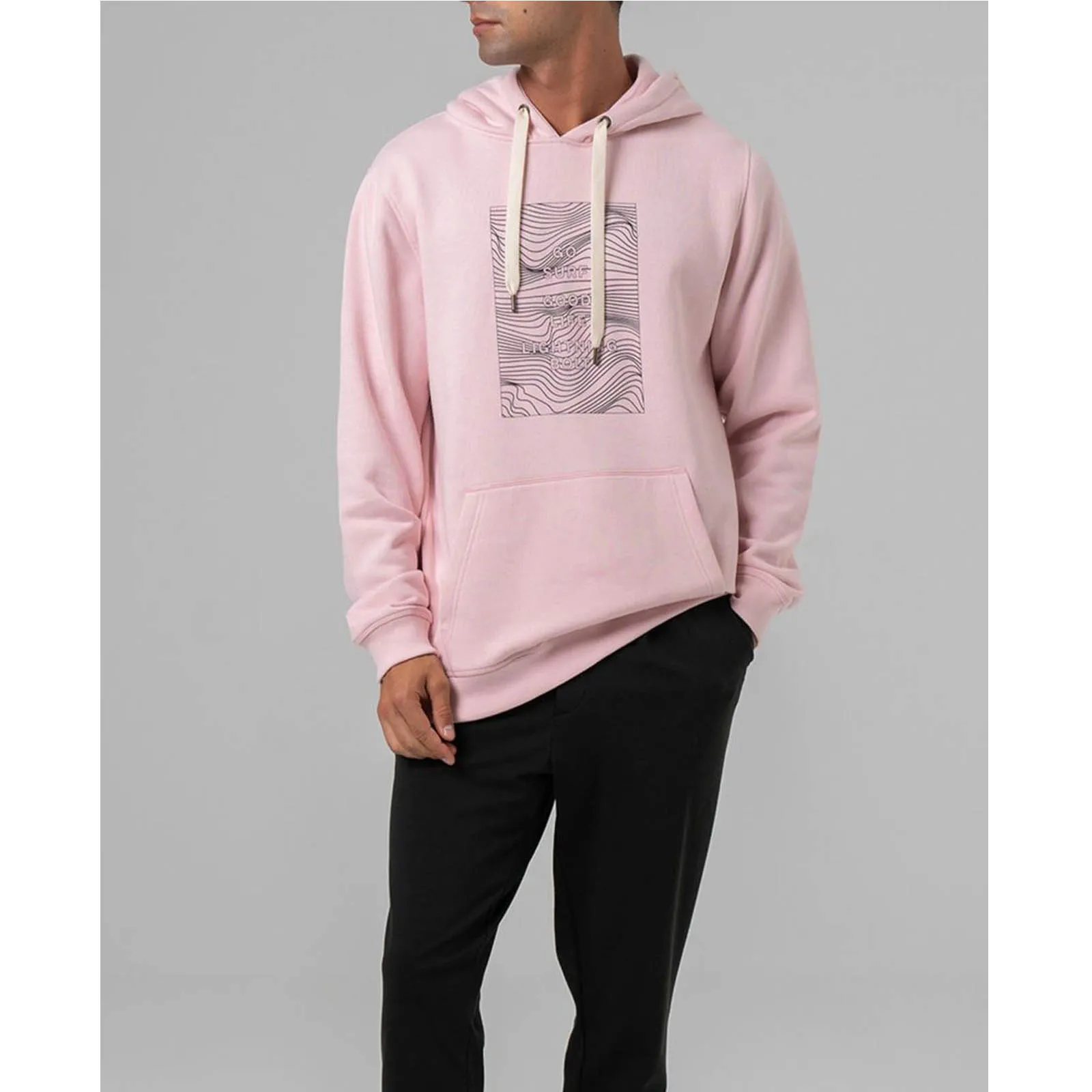 Sudadera Bolt Good Life Hoodie Rosa