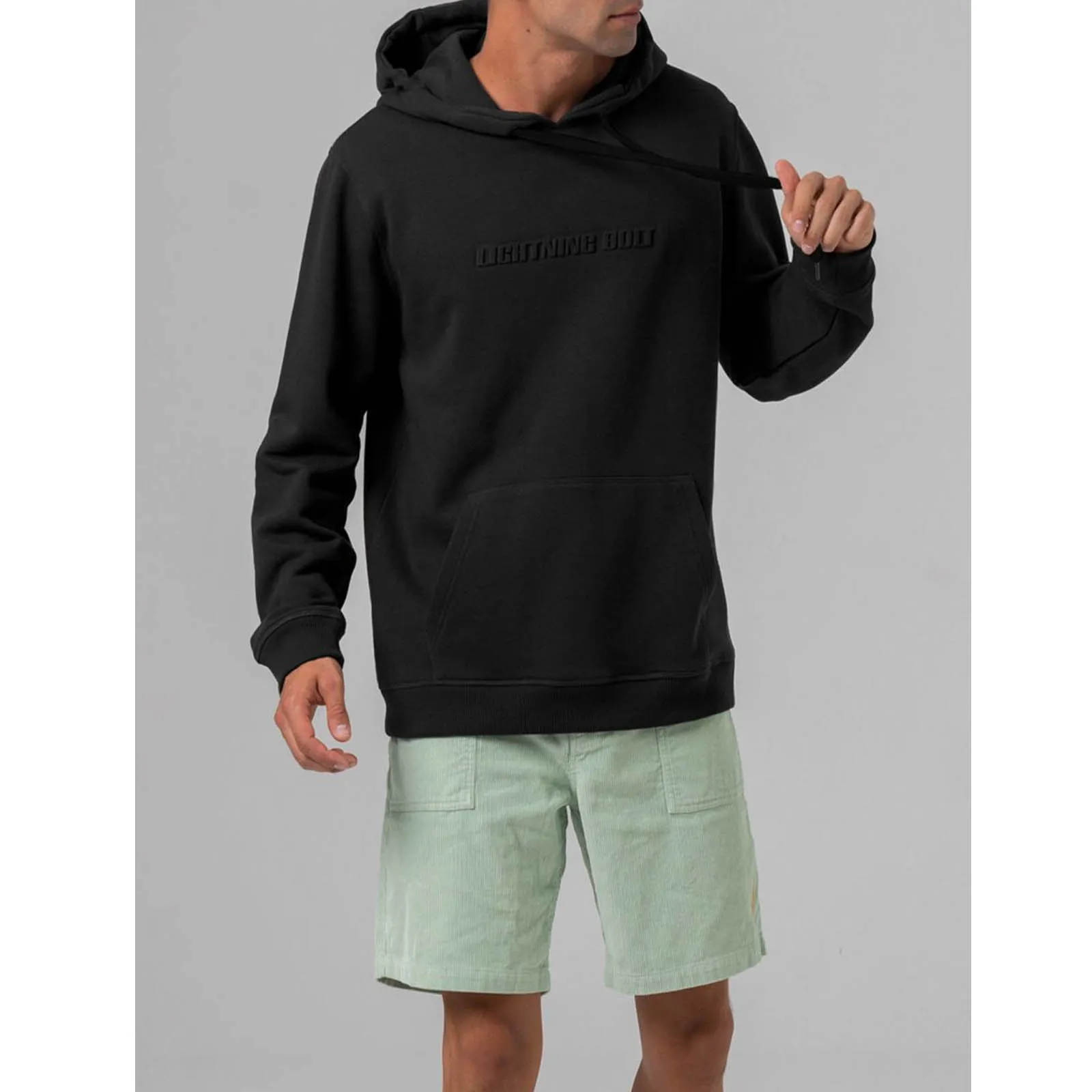 Sudadera Bolt Relief Hoodie Negra