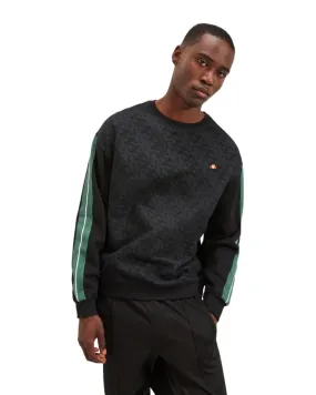 SUDADERA ELLESSE NEGRA ITALIE CREWNECK SWEATSHIRT