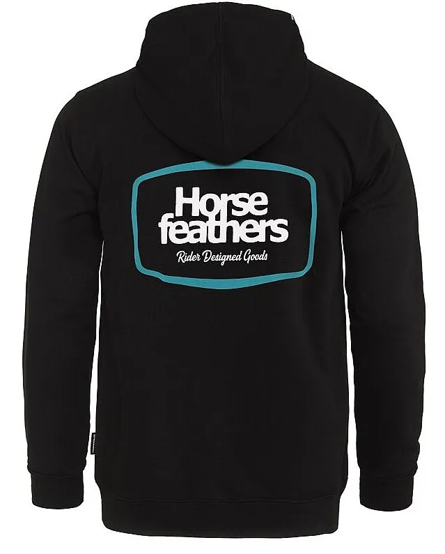 sudadera Horsefeathers Bronco Zip - Black - men´s