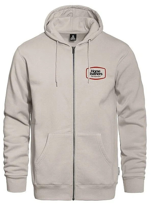 sudadera Horsefeathers Bronco Zip - Cement - men´s