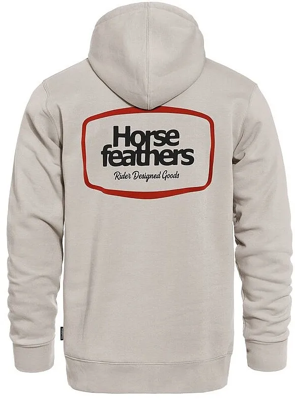 sudadera Horsefeathers Bronco Zip - Cement - men´s