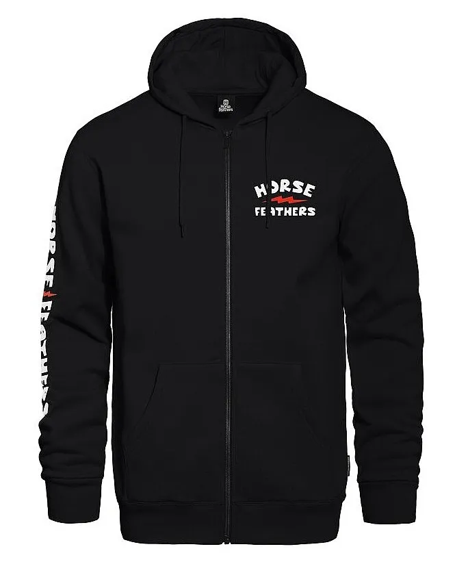 sudadera Horsefeathers Ignite Zip - Black - men´s