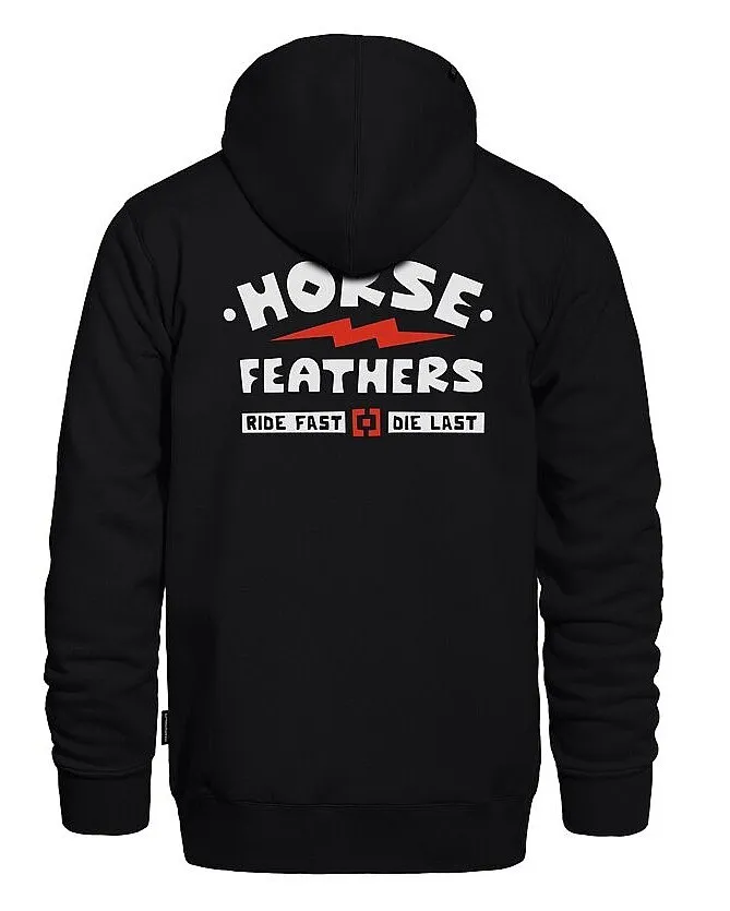 sudadera Horsefeathers Ignite Zip - Black - men´s