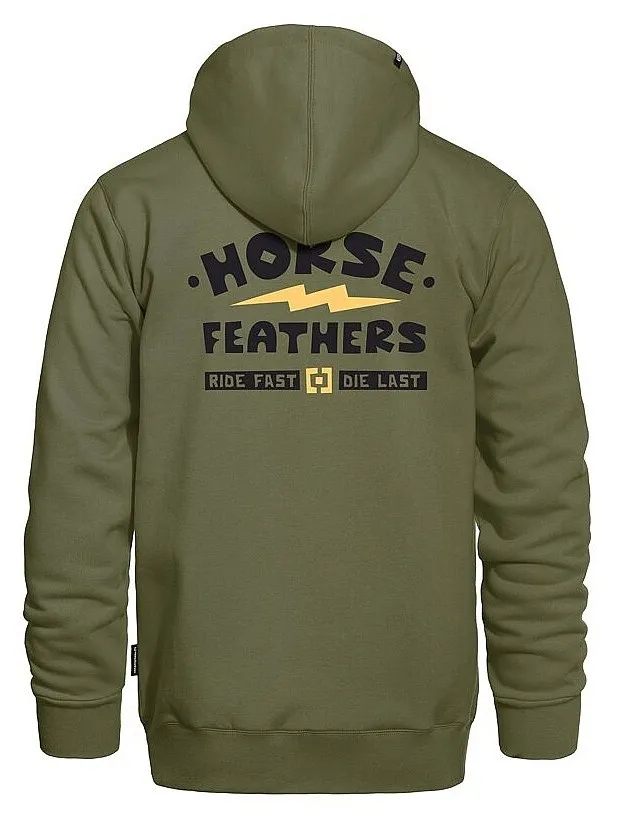 sudadera Horsefeathers Ignite Zip - Loden Green - men´s