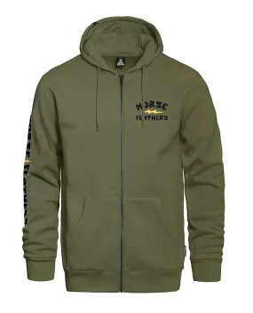 sudadera Horsefeathers Ignite Zip - Loden Green - men´s