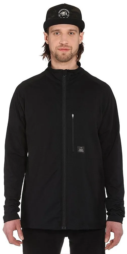 sudadera Horsefeathers Samuel Zip - Black - men´s