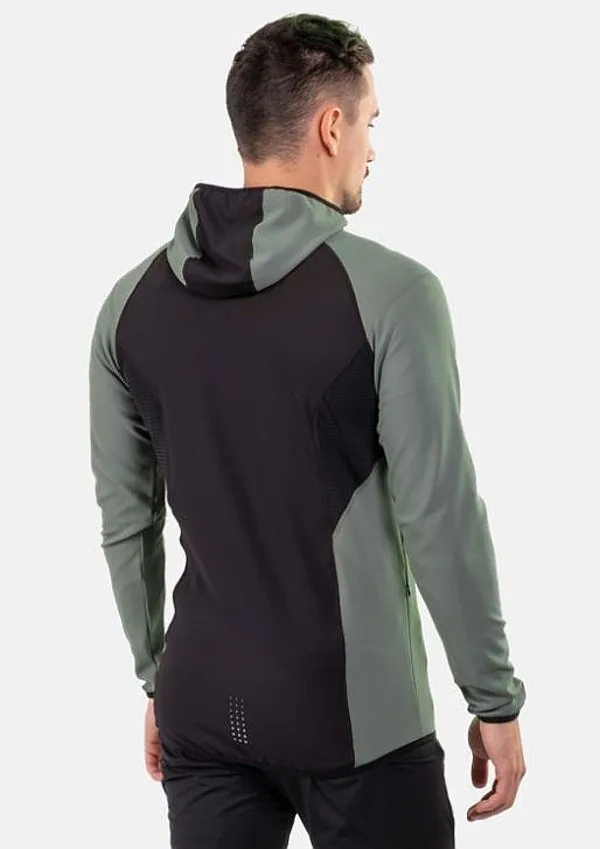 sudadera Klimatex Alaric Zip - Olive/Black - men´s