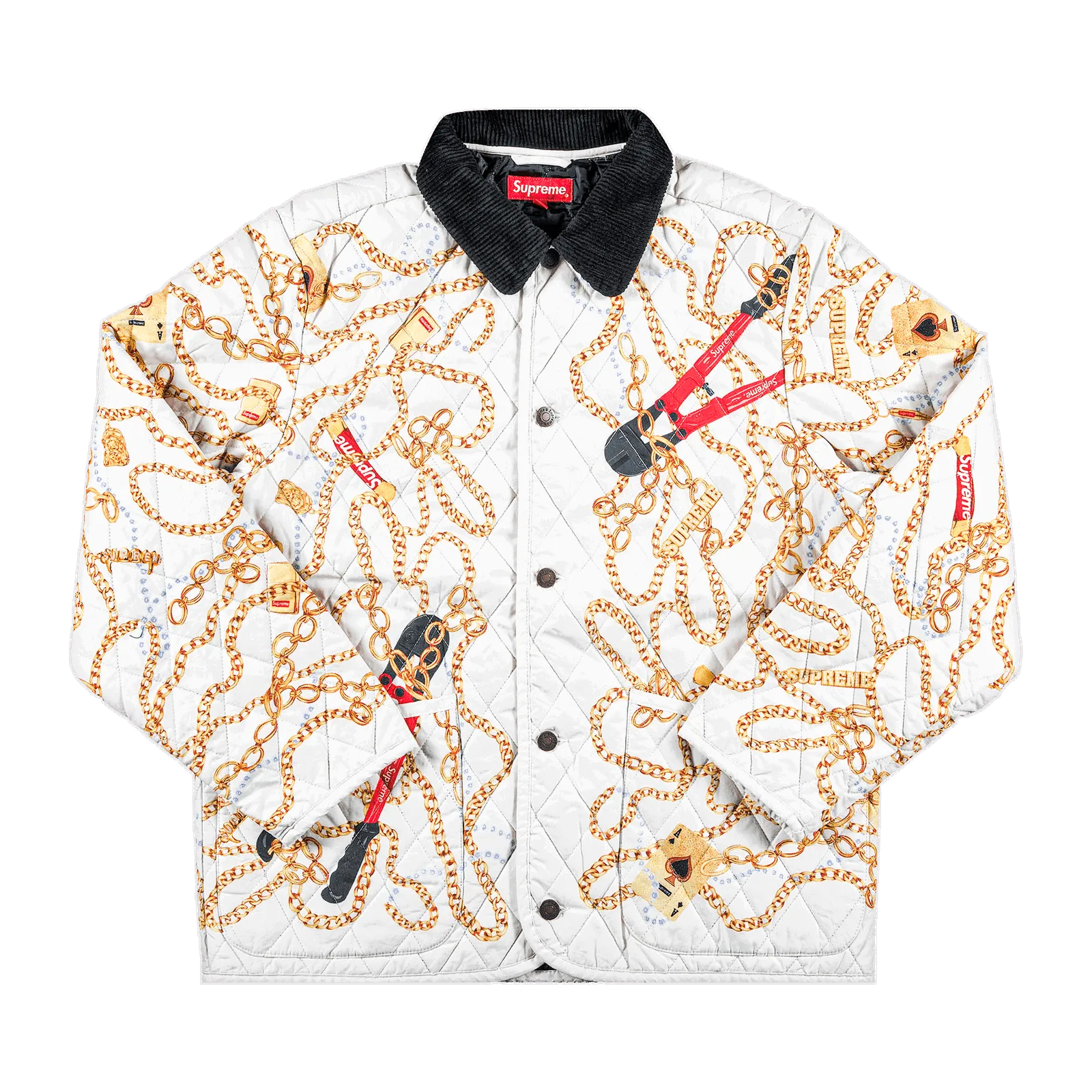 Supreme Chains Quilted Jacket