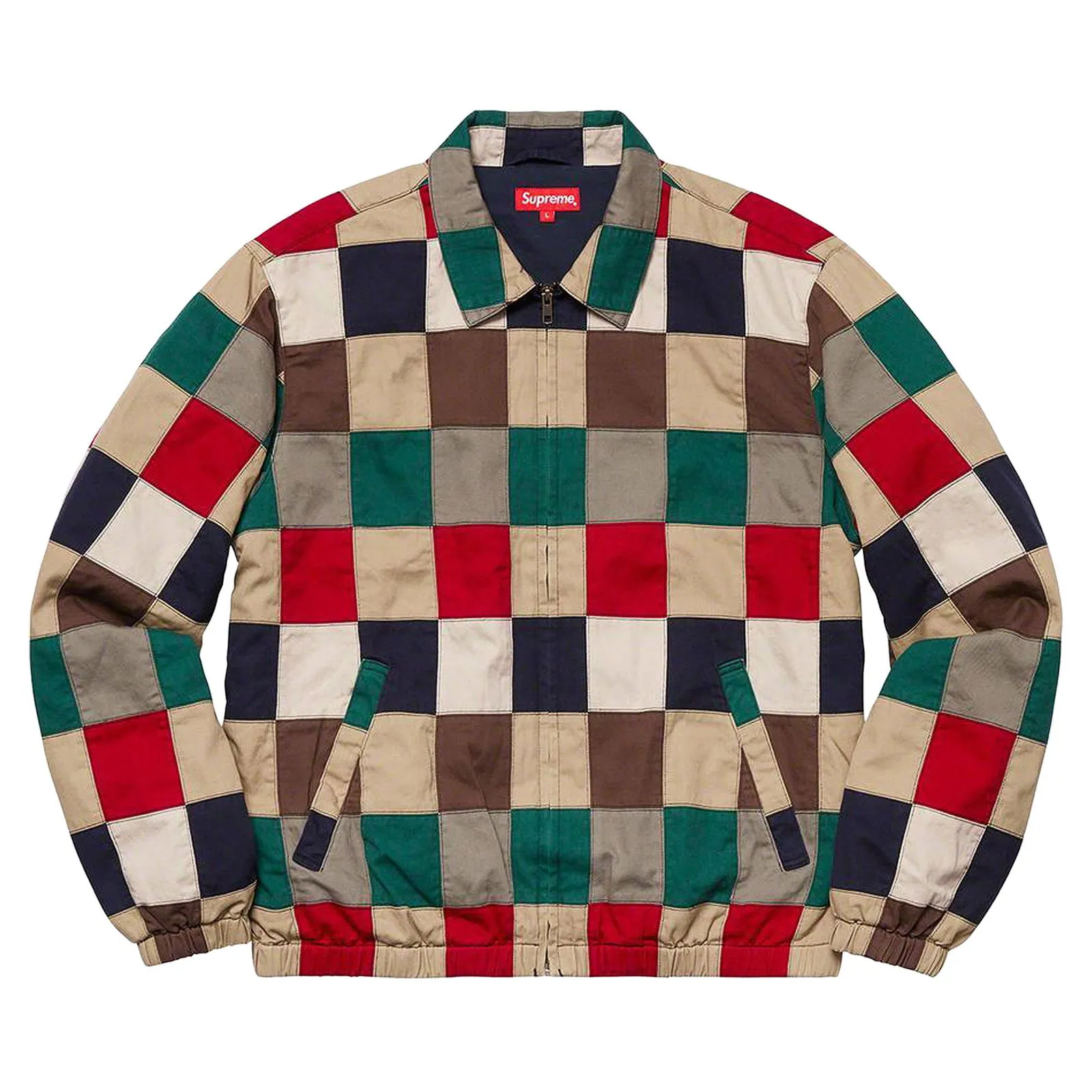 Supreme Patchwork Harrington Jacket