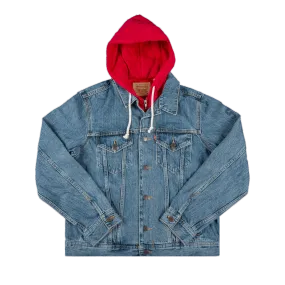 Supreme x Levi's Fleece Hood Trucker Jacket