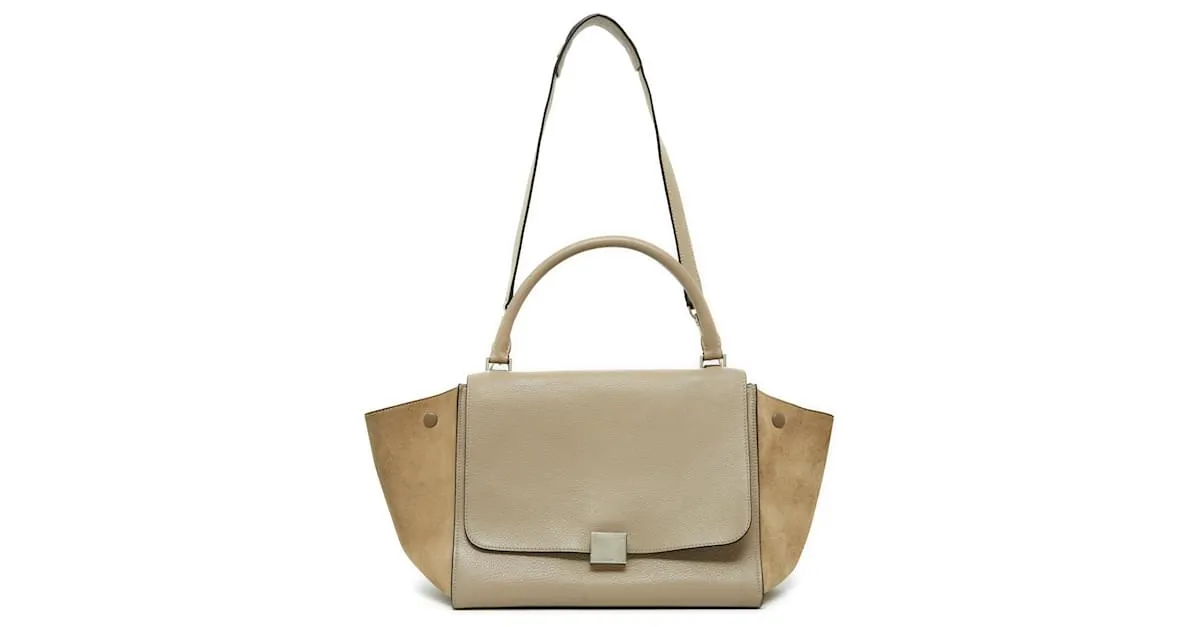 Trapèze Céline TRAPECIO MM CON CORREA Beige 