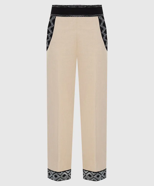 Twinset Pants with embroidery