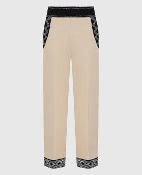 Twinset Pants with embroidery