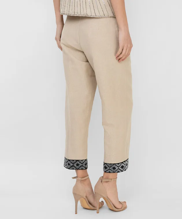 Twinset Pants with embroidery