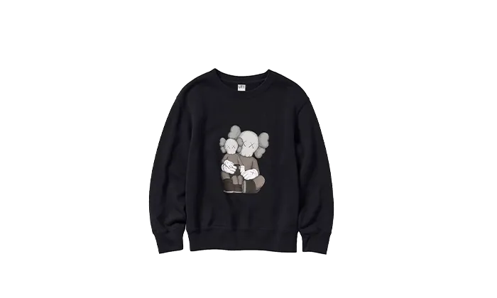 Uniqlo Longsleeve Sweatshirt KAWS Black (Ñino)