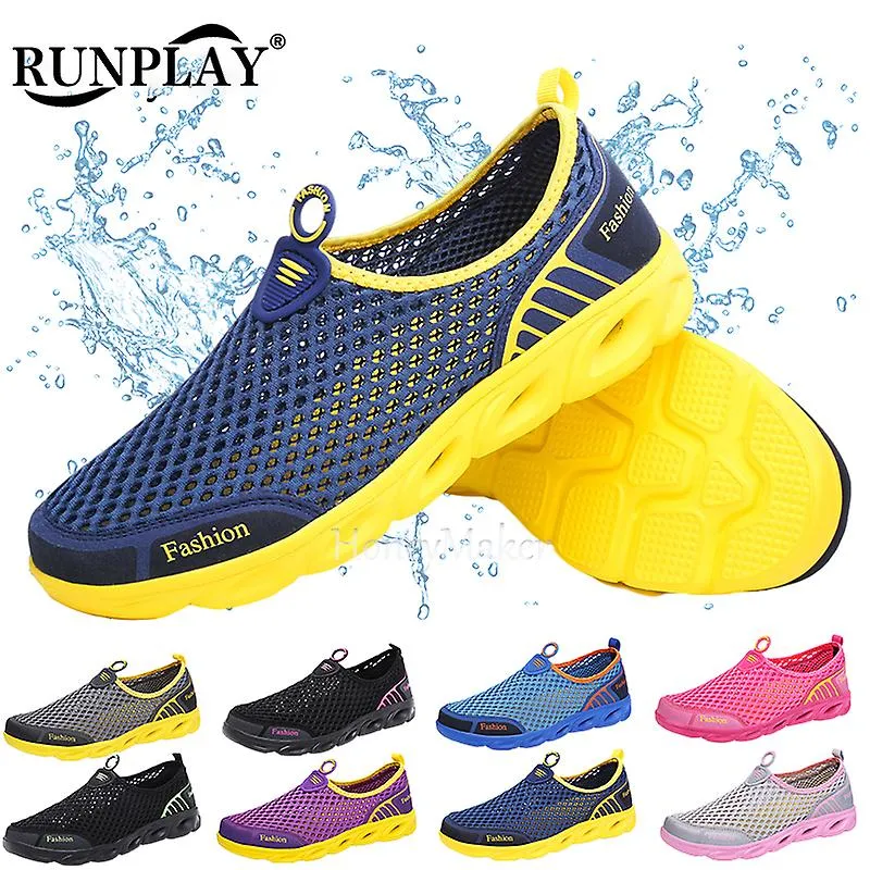 Unisex Aqua Shoes Men Women Wading Sandals Outdoor Casual Water Slippers Breathable Mesh Hiking Sports Sneakers Beach Sandals